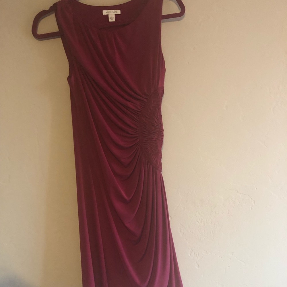 “Boston Proper” Red Wine sz8 Cocktail Dress